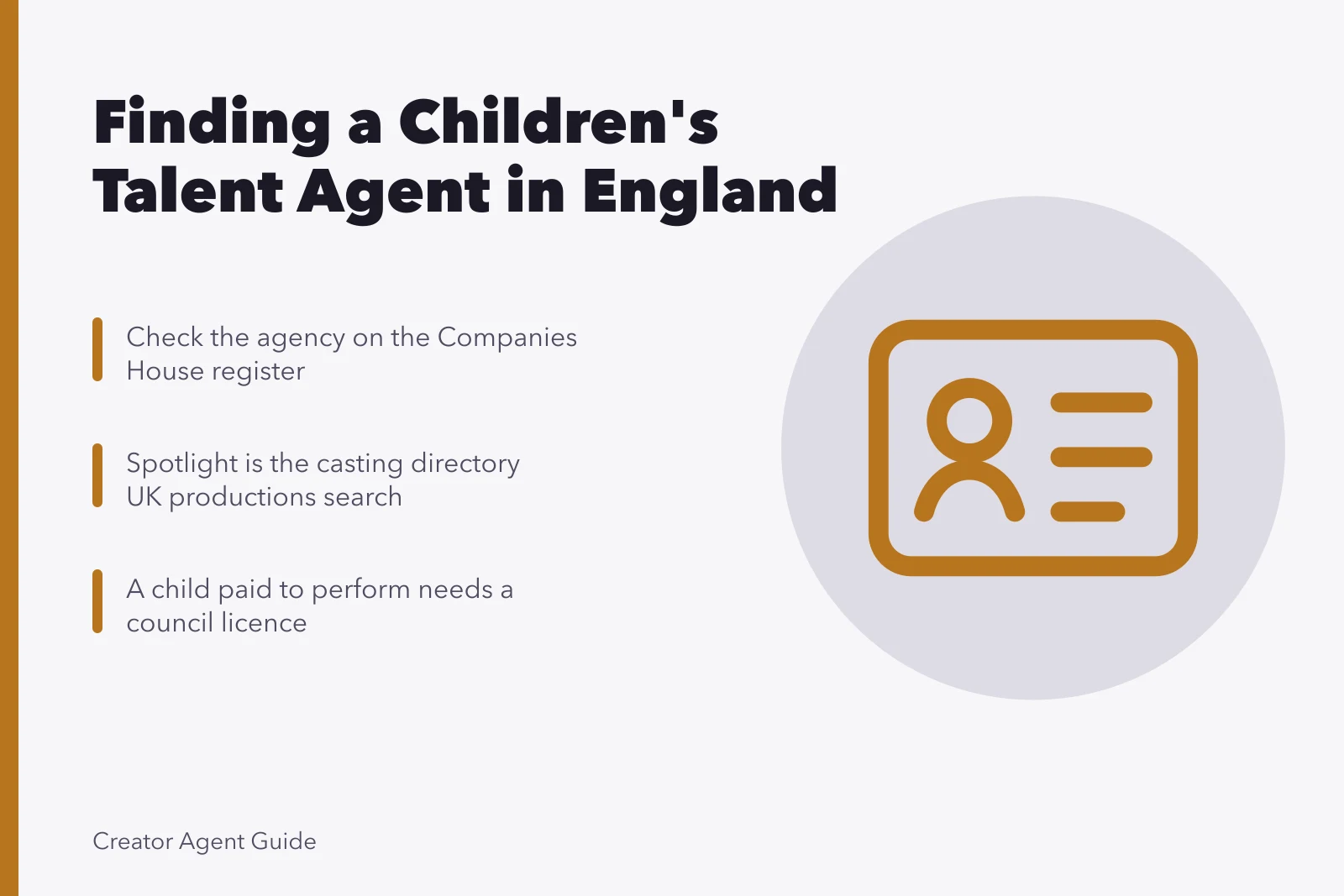 Guide to finding a children's talent agent in England